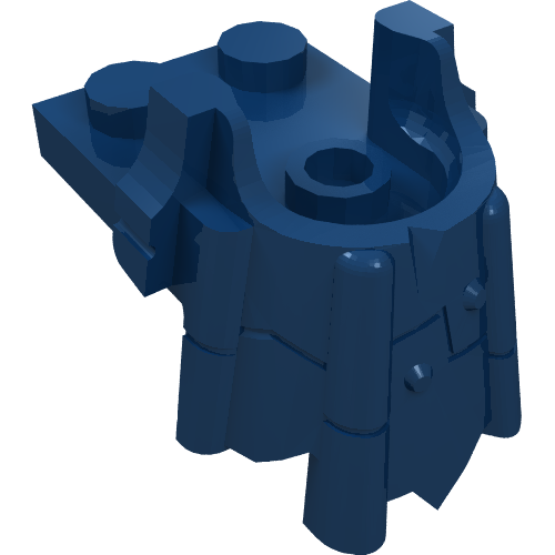 LEGO 15440 Plate, Modified 2 x 2 with Curved Minifigure Head Holder - Main Product Image