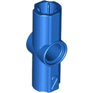 LEGO 32034 Technic, Axle and Pin Connector Angled #2 - 180 degrees in Blue - Authentic LEGO Part