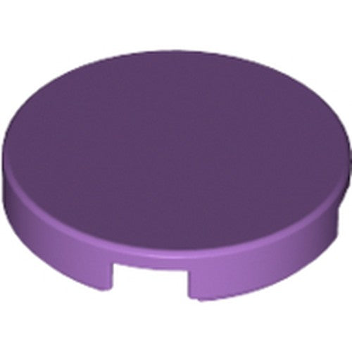 LEGO 14769 Tile, Round 2 x 2 with Bottom Stud Holder in Medium Lavender - Authentic LEGO Part