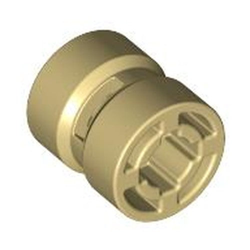 LEGO 30027b Wheel  8mm D. x 9mm for Slicks, Hole Notched for Wheels Holder Pin in Tan - Authentic LEGO Part