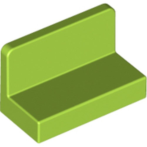 LEGO 4865b Panel 1 x 2 x 1 with Rounded Corners in Lime - Authentic LEGO Part