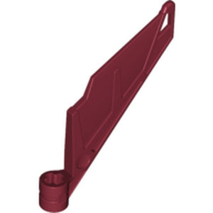 LEGO 61800 Bionicle Wing Small / Tail with Axle Hole in Dark Red - Authentic LEGO Part
