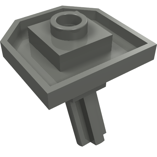 LEGO 47474 Large Figure Shield Holder with Axle - Main Product Image