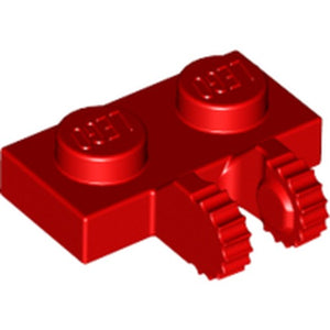 LEGO 60471 Hinge Plate 1 x 2 Locking with 2 Fingers on Side in Red - Authentic LEGO Part