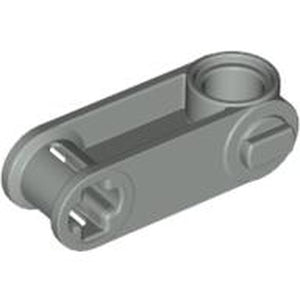 LEGO 32068 Technic, Axle and Pin Connector Perpendicular 3L with Pin Hole in Light Gray - Authentic LEGO Part