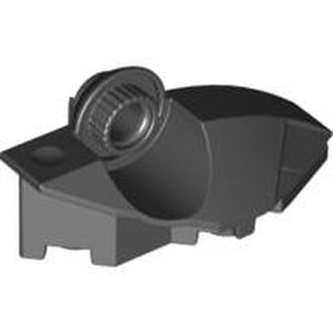 LEGO 47430 Large Figure Foot with Rotation Joint Ball Half Vertical in Black - Authentic LEGO Part