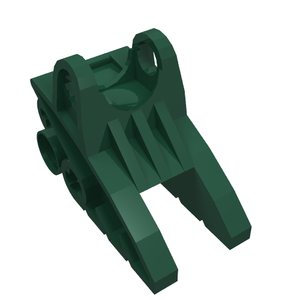 LEGO 41668 Bionicle Foot with Ball Joint Socket 2 x 3 x 5 in Dark Green - Authentic LEGO Part