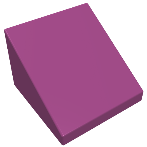 LEGO 54200 Slope 30 1 x 1 x 2/3 in Magenta - Authentic LEGO Part