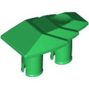 LEGO 47501 Vehicle, Fairing 1 x 2 Stepped with Two Pins in Green - Authentic LEGO Part