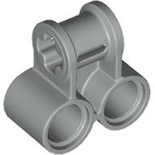 LEGO 32291 Light Bluish Gray Technic, Axle and Pin Connector Perpendicular Double in Light Gray - Authentic LEGO Part