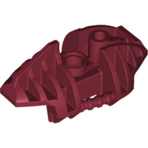 LEGO 53566 Bionicle Piraka Leg Upper Section Cover in Dark Red - Authentic LEGO Part
