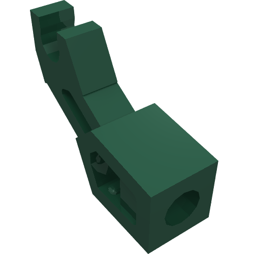 LEGO 98313 Arm Mechanical, Exo-Force / Bionicle, Thick Support in Dark Green - Authentic LEGO Part