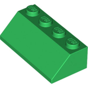 LEGO 3037 Slope 45 2 x 4 in Green - Authentic LEGO Part