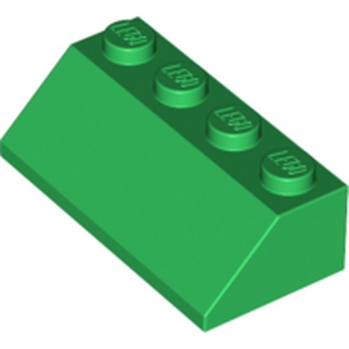 LEGO 3037 Slope 45 2 x 4 in Green - Authentic LEGO Part