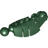 LEGO 53574 Bionicle Piraka Leg Lower Section with 2 Ball Joint in Dark Green - Authentic LEGO Part