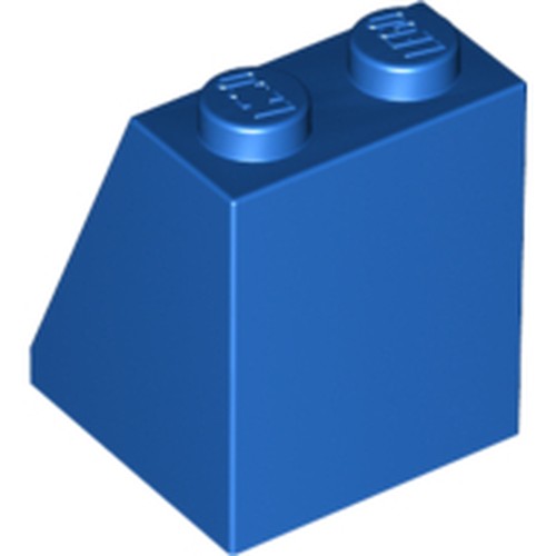 LEGO 3678b Slope 65 2 x 2 x 2 with Bottom Tube in Blue - Authentic LEGO Part