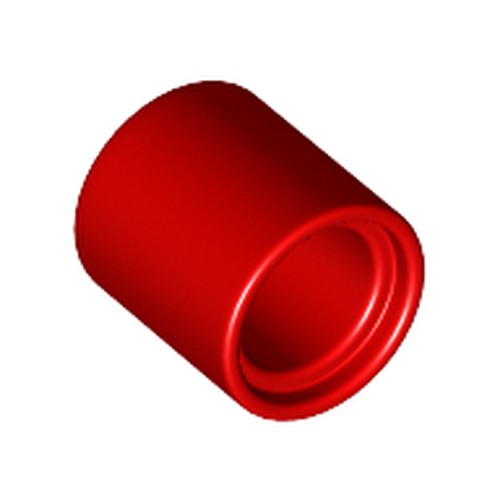 LEGO 18654 Light Bluish Gray Technic, Liftarm Thick 1 x 1 (Spacer) in Red - Authentic LEGO Part