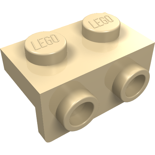 LEGO 99781 Bracket 1 x 2 - 1 x 2 in Tan - Authentic LEGO Part