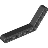 LEGO 6629 Technic, Liftarm, Modified Bent Thick 1 x 9 (6 - 4) in Black - Authentic LEGO Part