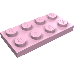 LEGO 3020 Plate 2 x 4 in Bright Pink - Authentic LEGO Part