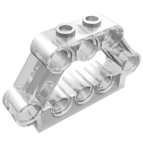 LEGO 32333 Technic, Pin Connector Block 1 x 5 x 3 in Trans-Clear - Authentic LEGO Part