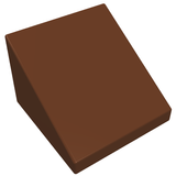 LEGO 54200 Slope 30 1 x 1 x 2/3 in Reddish Brown - Authentic LEGO Part