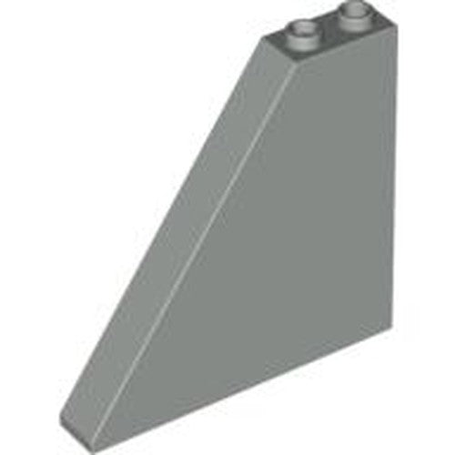 LEGO 30249 Slope 55 6 x 1 x 5 without Bottom Stud Holders in Light Gray - Authentic LEGO Part