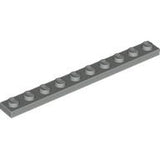 LEGO 4477 Plate 1 x 10 in Light Gray - Authentic LEGO Part
