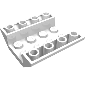 LEGO 4854 Slope, Inverted 45 4 x 4 Double in White - Authentic LEGO Part