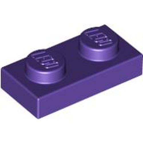 LEGO 3023 Plate 1 x 2 in Dark Purple - Authentic LEGO Part