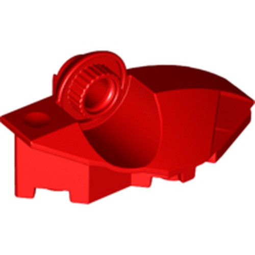 LEGO 47430 Large Figure Foot with Rotation Joint Ball Half Vertical in Red - Authentic LEGO Part