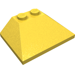 LEGO 4861 Slope 45 3 x 4 Double / 33 in Yellow - Authentic LEGO Part