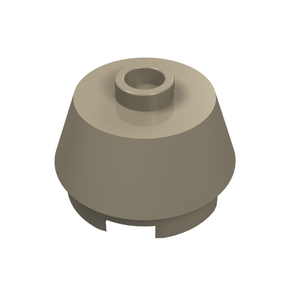 LEGO 98100 Cone 2 x 2 Truncated in Dark Tan - Authentic LEGO Part