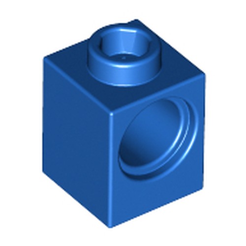 LEGO 6541 Technic, Brick 1 x 1 with Hole in Blue - Authentic LEGO Part