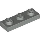 LEGO 3623 Plate 1 x 3 in Light Gray - Authentic LEGO Part