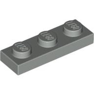 LEGO 3623 Plate 1 x 3 in Light Gray - Authentic LEGO Part