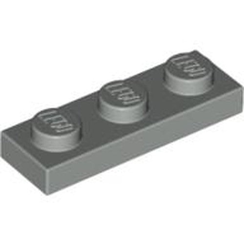LEGO 3623 Plate 1 x 3 in Light Gray - Authentic LEGO Part