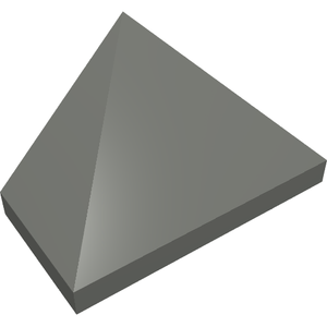LEGO 15571 Slope 45 2 x 1 Triple with Bottom Stud Holder in Dark Bluish Gray - Authentic LEGO Part