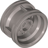 LEGO 56145 Light Bluish Gray Wheel 30.4mm D. x 20mm with No Pin Holes and Reinforced Rim in Flat Silver - Authentic LEGO Part