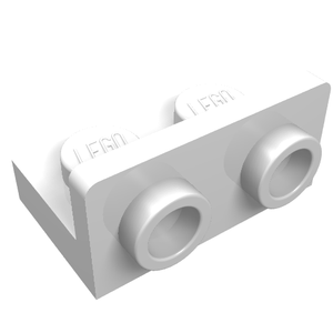 LEGO 99780 Bracket 1 x 2 - 1 x 2 Inverted in White - Authentic LEGO Part
