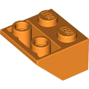 LEGO 3660 Slope, Inverted 45 2 x 2 with Flat Bottom Pin in Orange - Authentic LEGO Part
