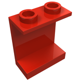 LEGO 4864b Panel 1 x 2 x 2 - Hollow Studs in Red - Authentic LEGO Part