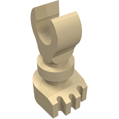 LEGO 6266 Leg Skeleton in Tan - Authentic LEGO Part