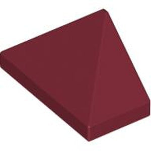 LEGO 3048c Slope 45 2 x 1 Triple with Inside Bar in Dark Red - Authentic LEGO Part