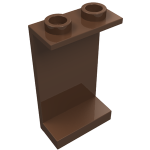 LEGO 2362b Panel 1 x 2 x 3 - Hollow Studs in Brown - Authentic LEGO Part