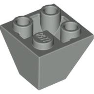 LEGO 3676 Slope, Inverted 45 2 x 2 Double Convex in Light Gray - Authentic LEGO Part