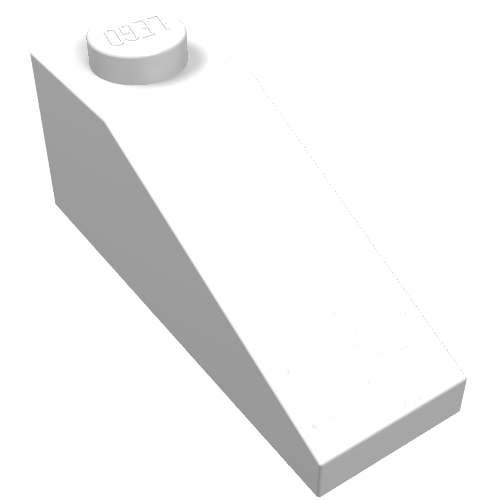 LEGO 4286 Slope 33 3 x 1 in White - Authentic LEGO Part