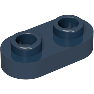 LEGO 35480 Plate, Round 1 x 2 with Open Studs in Dark Blue - Authentic LEGO Part