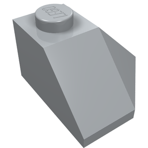 LEGO 13548 Wedge 2 x 2 (Slope 45 Corner) in Light Bluish Gray - Authentic LEGO Part