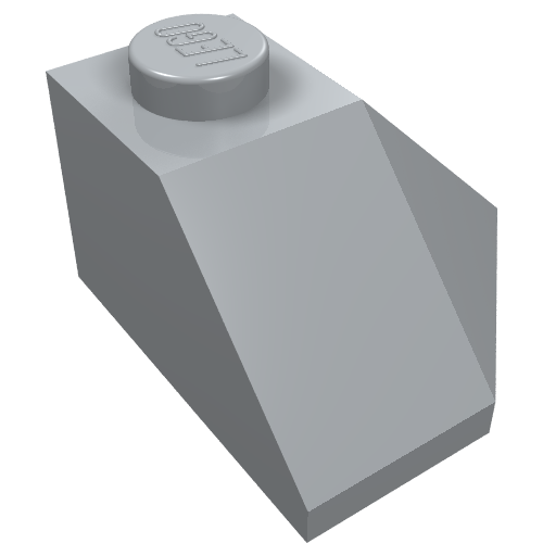 LEGO 13548 Wedge 2 x 2 (Slope 45 Corner) in Light Bluish Gray - Authentic LEGO Part